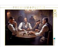 Puzzle · Joueur de Poker | Des bandits en train de jouer au poker · 1000 pièces · Format assemblé 64 × 48 cm · CALVENDO Puzzle