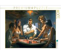 Puzzle · Joueur de Poker | Il est invincible · 1000 pièces · Format assemblé 64 × 48 cm · CALVENDO Puzzle