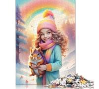 Puzzle Joyeux Noël 500 pièces pour Adultes et Plus de 18 Ans - Activités familiales, Jeux éducatifs, Difficiles et stimulants, 500 pièces (52 x 38 cm)