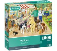 Jumbo Puzzle adulte Falcon Walkies – 1000 pièces – héritage britannique – carton 100% recyclé