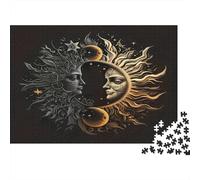 Puzzle Jumeaux Célestes Harmonie Cosmique 1000p 38x26cm Papier Recy dultes Jeu Difficile Anti-Stress Décoration Maison Homme