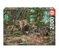 Puzzle Jungle Africaine - EDUCA - 2000 Pièces - Pour Adultes - Intérieur
