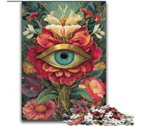 Puzzle Jungle Eyes 2000 pièces pour Adultes et Adolescents, Difficile à réaliser, mais Amusant et Humoristique Cadeau d'anniversaire, décoration Murale (70x100cm)