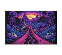 Puzzle Jungle Sauvage Puzzles pour AdultesPuzzles en Bois De 1000 Pièces Adultes Cadeaux Jeu StimulFourmi （75×50cm）