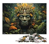 Puzzle Jungle Spirit Ayahuasca Art pour Adultes et Adolescents 500 pièces Puzzle pour Adultes pour s'amuser en Famille et Passer Une soirée de Jeux 500 pièces (52 x 38 cm)