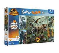 TREFL Puzzle 160 XL Super Shape Dinosaures - 160 pièces XXL 60×40 cm FSC dès 4 ans