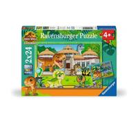 Puzzle Jurassic World Explorers - 2 Puzzles de 24 Pièces pour Enfants