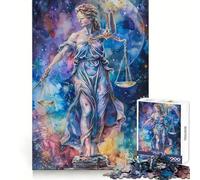 Puzzle Justice Céleste 1000 Pièces Développe l'acuité mentale Relaxation Facile Ajustement Parfait Cadeau Symbolique (50x75cm)