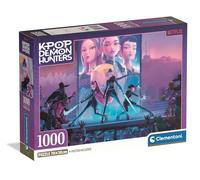 Puzzle K-Pop Demon Hunters 1000 Pièces au Format 70x50 cm Dès 14 Ans | Illustration tendance issue du film d'animation à très grand succès mondial | poster inclus dans la boîte | idée cadeau