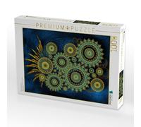 Puzzle · Kaléidoscopes métalliques | 1000 pièces · Format assemblé 64 × 48 cm · CALVENDO Puzzle