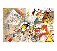 Piatnik – Puzzle Kandinsky Bustling Aquarelle – 1000 pièces – Multicolore 68x48 cm