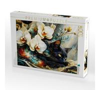 Puzzle · Katzenvision voller Eleganz | Ein Motiv aus dem Kalender Floras Samtpfoten · 1000 pièces · Format assemblé 64 × 48 cm · CALVENDO Puzzle