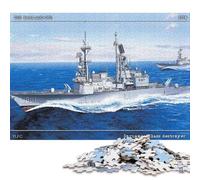 Puzzle Kidd DDG993 Destroyer de 1000 pièces en Bois, Jeu éducatif pour Adultes (75 x 50 cm)
