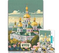 Puzzle Kiev 1000 pièces pour Adultes et Adolescents, Jouet éducatif et décompressant, Superbes Cadeaux et Jouets 38x26cm