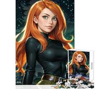 Puzzle Kim Possible 1000 pièces pour Adultes Jeu de Construction Amusant et éducatif pour renforcer Les Liens Amoureux Dimensions 38x52cm