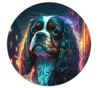 Puzzle King Charles Spaniel 1000 pièces, Puzzle Impossible pour Adultes, Casse-tête Stimulant pour Adolescents, soirée de Jeux en Famille Amusante 67,5 x 67,5 cm