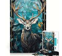 Puzzle Kintsugi Cerf 1000 Pièces pour Adolescents Jeu de Réflexion Design Confortable et Détendu Cadeau Attentionné 38x52cm