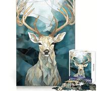 Puzzle Kintsugi Cerf 1000 Pièces pour Adolescents Jeu de Réflexion et de Détente Design Confortable et Réconfortant 38x26cm