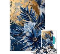 Puzzle Kintsugi Floral en Porcelaine de 1000 pièces pour Adultes Jeu Manuel de découpe de précision activités Amusantes à Faire à la Maison (Taille 38x52cm)