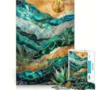 Puzzle Kintsugi Mystique Dune pour Adultes, 1000 pièces, Jeu d'exercice Mental, Anti-Tension, Design à Assembler, Joli Cadeau (50x75cm)
