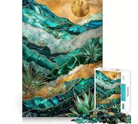 Puzzle Kintsugi Mystique Dune pour Adultes, 1000 pièces, Jeu d'exercice Mental apaisant, Assemblage, Cadeau Exceptionnel (38x26cm)