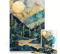 Puzzle Kintsugi Radiant Highlands 1000 pièces pour Adultes Think Smart Toy Family Joy Découpe précise Pièce d'art (38x52cm)