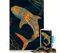 Puzzle Kintsugi Requin Baleine 1000 Pièces Développe la mémoire,ludique et créatif Qualité Professionnelle pour stimuler l'esprit (50x75cm)