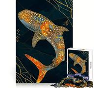 Puzzle Kintsugi Requin Baleine 1000 Pièces pour Adolescents Idéal pour Développer la Concentration et se détendre Cadeau mémorable (50x75cm)