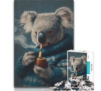 Puzzle Koala 1000 pièces pour Adultes avec Affiche et fiche de Questions-réponses (26x38cm) à partir de 14 Ans