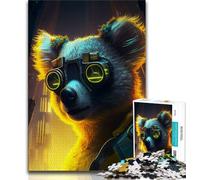 Puzzle Koala 1000 pièces pour Adultes et Adolescents Jouets éducatifs Jeux Anti-Stress décoration Murale (50x75cm)