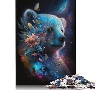 Puzzle Koala Animal de l'espace, décoration intérieure Unique, Puzzle en Carton de qualité supérieure pour Adultes et Adolescents, Cadeau Unique, 1000 pièces (75 x 50 cm)