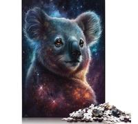 Puzzle Koala Animal Galaxie Difficile Puzzle en Carton 100% recyclé pour Femmes et Hommes Cadeaux d'halloween 1000 pièces (75 x 50 cm)