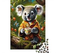 Puzzle Koala Art Animalier, Stimulant et Stimulant, en Carton 100% recyclé, pour Adultes et Enfants, Cadeaux de Noël, 1000 pièces (75 x 50 cm)
