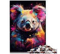 Puzzle Koala de 1000 pièces en Bois de Hêtre, Style Classique, Puzzle Jigsaw, 1000 Pièces, 1 Set, 50x75 cm, Pour Adultes et Enfants à partir de 12 Ans, LXQING