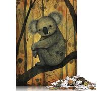 Puzzle Koala Mignon 500 Pièces pour Adultes - Jeux et Jouets - Puzzle en Bois - À partir de 18 Ans - UPE Enducational Games - 500 pièces (52x38cm)