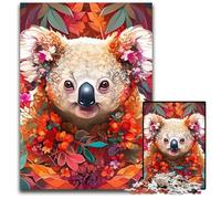Puzzle Koala pour Adultes 1000 pièces Puzzles pour Adultes Cadeau Parfait pour la Famille et Les Amis, Convient aux 14 Ans et Plus 50x75cm / 19,68x29,52 Pouces