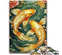 Puzzle Koi doré 2000 pièces pour Adultes, Jeu Stimulant et Familial, idéal comme Cadeau pour Toute la Famille (70x100cm)
