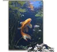 Puzzle Koi doré pour Adolescents 2000 pièces, Jeux éducatifs, décoration d'intérieur, idéal pour la décoration de Bureau (70x100cm)