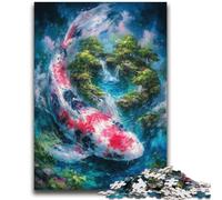 Puzzle Koi mystérieux pour Adultes, 1 000 pièces, Jeu éducatif Amusant et Humoristique pour Un Anniversaire (38x52cm)