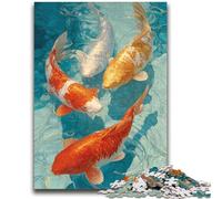 Puzzle Koi Nageur 1000 pièces pour Adultes, Jeu éducatif Amusant et Humoristique pour Anniversaire (38x52cm)