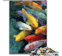 Puzzle Koi Nageur pour Adultes, 1 000 pièces, Jeu éducatif, défi, Cadeau d'anniversaire, décoration Murale (Taille 26x38cm)