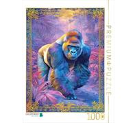 Puzzle · Kraftvolle Tierportraits | Ein muskulöser Gorilla · 1000 pièces · Format assemblé 64 × 48 cm · CALVENDO Puzzle