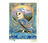 Puzzle · Kraftvolle Tierportraits | Eine Schleuereule · 1000 pièces · Format assemblé 64 × 48 cm · CALVENDO Puzzle