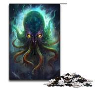 Puzzle Kraken Mystique pour Adultes (1000 pièces) avec Poster et fiche d'anecdotes Assortis 75x50cm