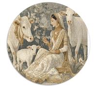Puzzle Krishna and The Chattle pour Adultes,1000pcs (67.5x67.5cm),Jeu ÉduChatif,décoration De La Maison,
