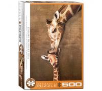 Puzzle - Kuss Der Giraffenmutter - 500 Pièces