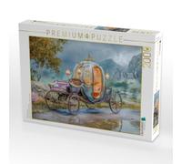 Puzzle · Kutschenträume | Kleine Kutsche in geheimnisvoller Gegend · 2000 pièces · Format assemblé 90 × 67 cm · CALVENDO Puzzle