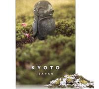 Puzzle Kyoto Jizo rectangulaire en Carton 100% recyclé pour Adultes et Enfants, Cadeau de Noël, 1 000 pièces (38 x 26 cm)