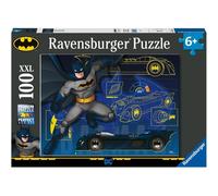 Ravensburger - Puzzle Enfant - Puzzle 100 p XXL - La Batmobile/Batman - Dès 6 Ans - 13262
