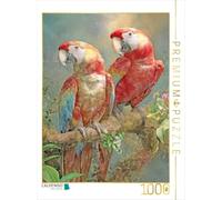 Puzzle · La beauté des Oiseaux - Illustrations | Deux perroquets · 1000 pièces · Format assemblé 64 × 48 cm · CALVENDO Puzzle